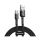Kabel BASEUS USB-microUSB Cafule 2 A 3 m szaro - czarny CAMKLF-HG1